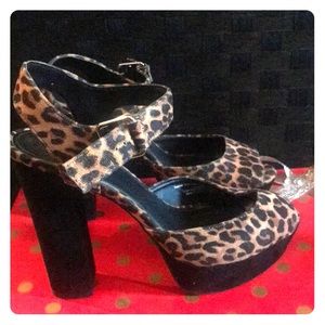 Leopard Heels